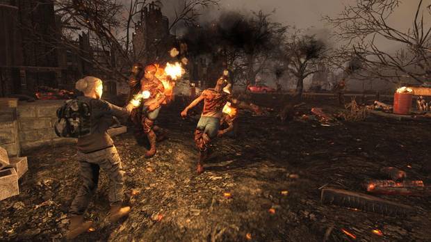 Las noches en ‘7 Days to Die’ son muy movidas. Los zombis adquieren mayor presteza y fuerza, con lo que no se recomienda el enfrentamiento directo.