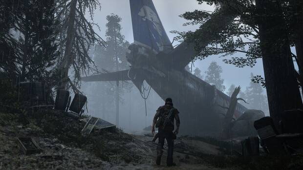 El mundo de ‘Days Gone’ no será sólo bosques y granjas, sino que encontraremos accidentes como éste y grandes urbes.