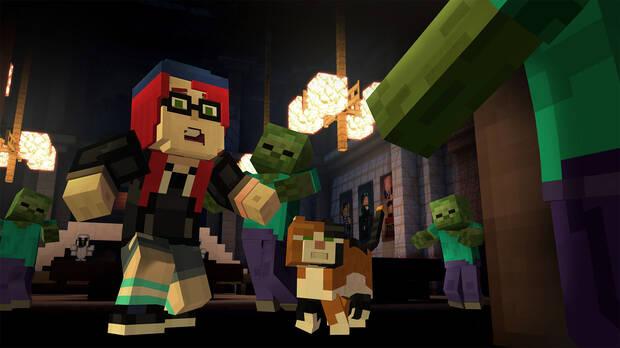 El capítulo se abre con una intensa persecución con zombis.