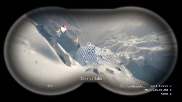 Con los prismáticos podremos desbloquear nuevas zonas de salto, aunque tendremos que estar a una distancia mínima para ello.