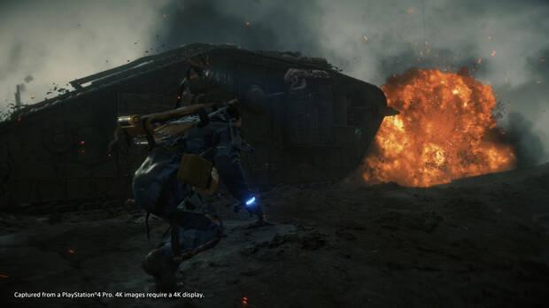 No hay pantalla de ‘Game Over’. En ‘Death Stranding’ pasaremos a una realidad invertida y extraña, llena de muerte, de la que que debemos salir.