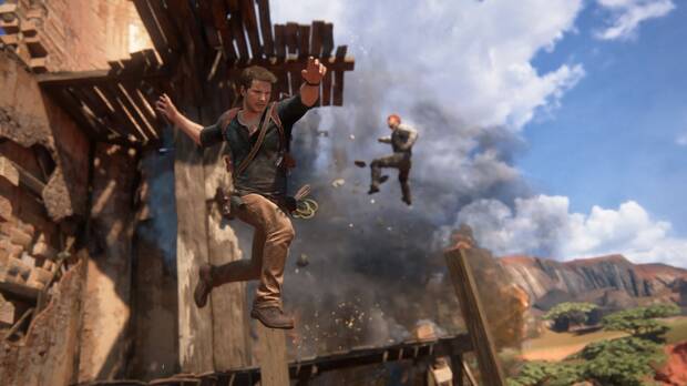 'Uncharted 4' es puro espectáculo.