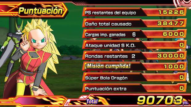 Como buen juego arcade, al final de cada combate nos valorarán con una puntuación.