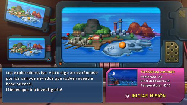 Antes de cada batalla podemos darnos una vuelta por las instalaciones de nuestra brigada, pudiendo dialogar en espaol con los personajes que all se encuentran.