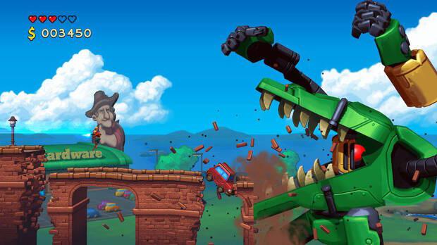 Como buen ttulo arcade clsico, el nivel de dificultad es bastante exigente. Un desafo vibrante y sensacional.