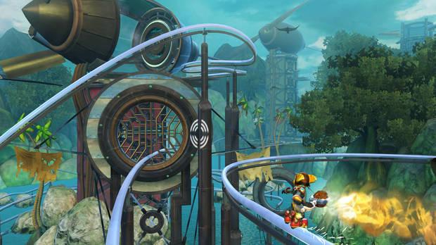 Ratchet & Clank: En busca del tesoro fue un episodio puente entre Armados hasta los dientes y Atrapados en el tiempo.