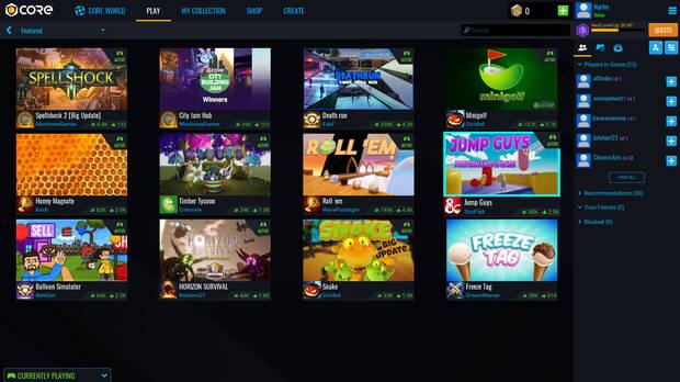 El catálogo de juegos disponibles es muy similar a la página principal de YouTube.