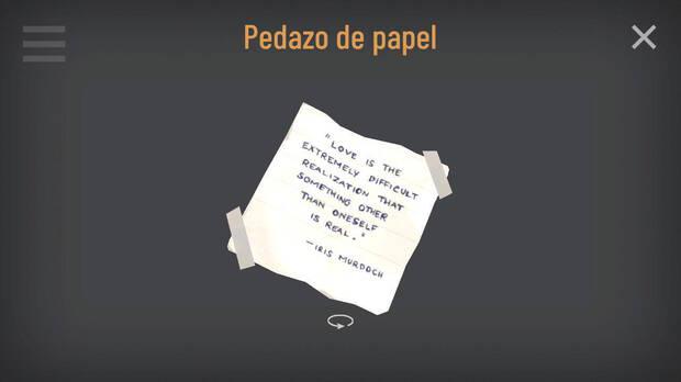 Los objetos que vayamos encontrando nos servirán de pista, pero sólo cuando sea el momento de utilizarlos.
