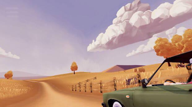 El 'low-poly', la paleta de colores, los paisajes… El apartado gráfico de 'Hitchhiker' es de lo mejor de la obra.