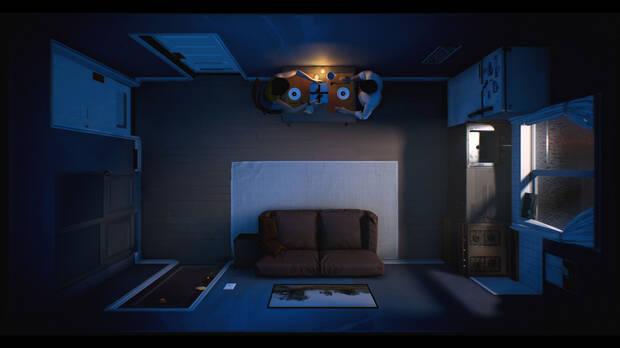 El apartamento es pequeño (salón, baño y dormitorio), pero muy detallado y repleto de elementos interactivos.