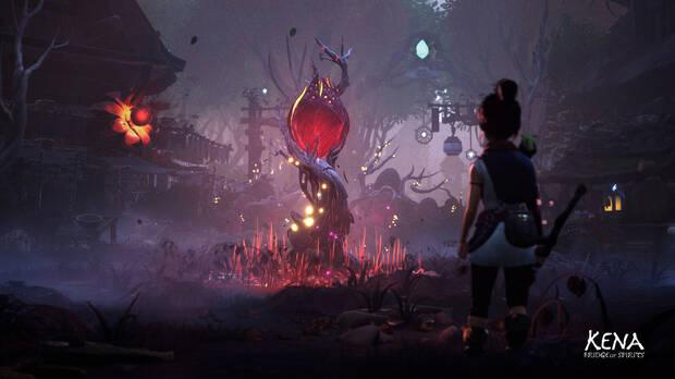 'Kena: Bridge of Spirits' nos introduce en un mundo oriental de fantasía que ha sido corrompido por los espíritus.