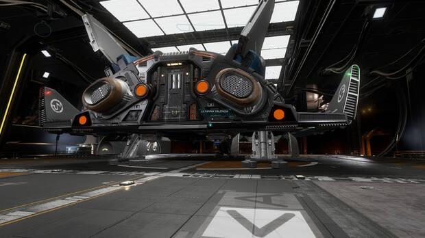 Poder bajarnos de la nave y verla a pie en todo su esplendor es sobrecogedor, aunque la animación para montar y desmontar es mejorable.