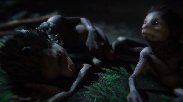 Este pequeo monstruito descansa tranquilamente sin saber lo que le espera.