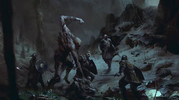 Darkborn era un juego violento, en el que una criatura tena que luchar constantemente por su vida.