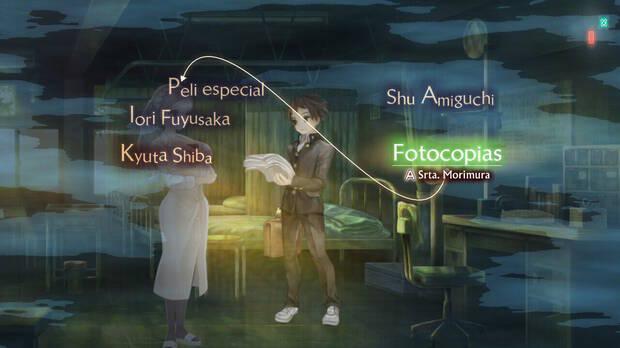 Es una novela visual, pero el desarrollo 2D y la interacción con objetos o pensamientos hará todo más llevadero que con el planteamiento clásico.