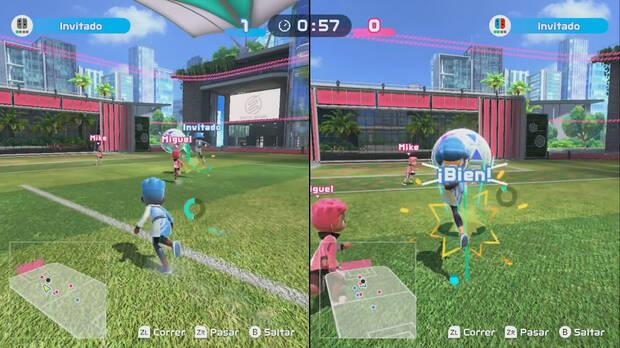 En fútbol el multijugador local es para dos usuarios que pueden compartir equipo o enfrentarse, siempre con jugadores controlados por la CPU.