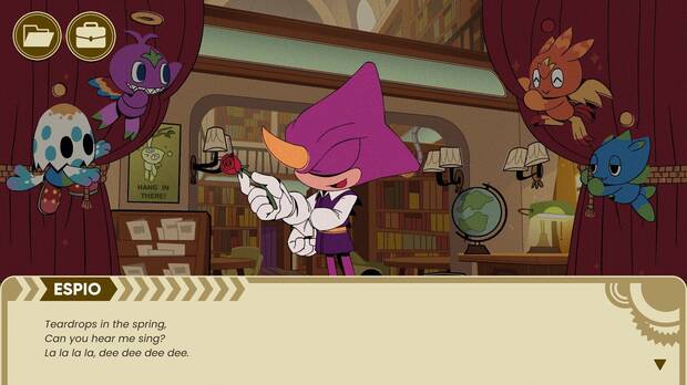 Espio el poeta.