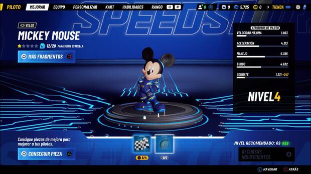 Disney Speedstorm tiene una fuerte presencia de compras integradas que enturbian la experiencia de juego.