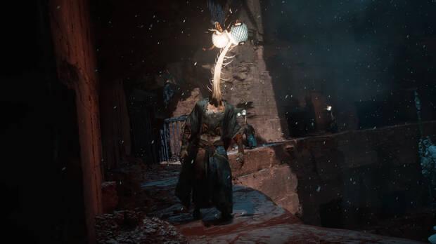 El diseño de los enemigos es espectacular, muchos de ellos parecen sacados de uno de los juegos de FromSoftware.