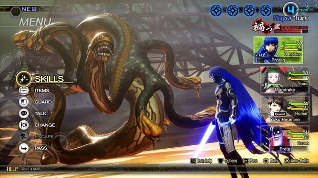 Shin Megami Tensei V sigue siendo un juego muy enfocado en los combates en el que pararse a entrenar y replantear nuestras formaciones cada poco tiempo suele ser muy recomendable e incluso necesario.