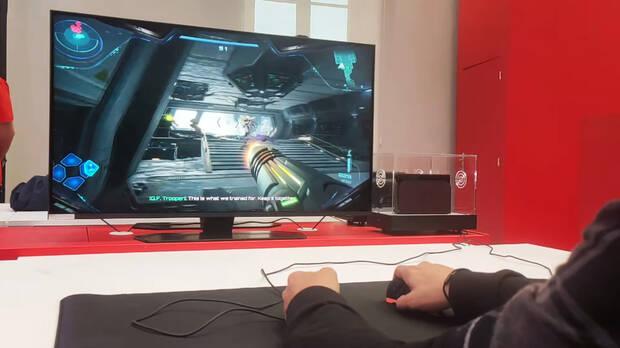 El juego se controla mejor de lo esperado gracias al modo ratón, emulando al control con mouse en un PC.