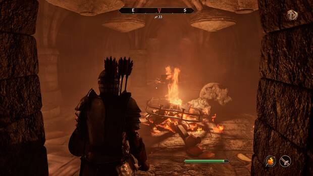 El sistema de iluminación genera situaciones visuales complejas, con diversos efectos y sombreados.