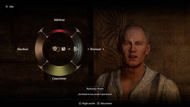 El minijuego de persuasión, a pesar de su sencillez, nos ha atrapado más de lo que podríamos imaginar.