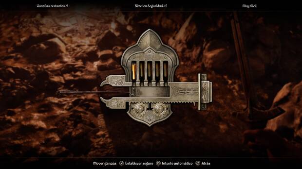 El minijuego de forzar cerraduras está aquí para que te sientas tentado y rompas unas cuantas ganzúas.