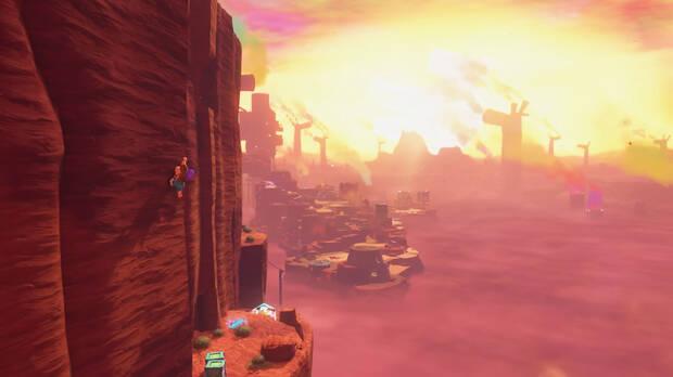 La posibilidad de escalar abre un grado de libertad superior que rompe barreras y recuerda mucho a los últimos Zelda.
