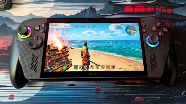<i>Windrose</i> funcionando en ROG Ally X; a pesar de la solidez técnica, el juego necesita mejoras en el control por mando
