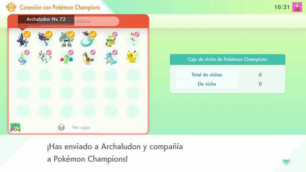 Al devolver a un Pok�mon de Champions y HOME se restauran sus cambios, pero vuelven a aparecer si se env�a de nuevo a Champions.