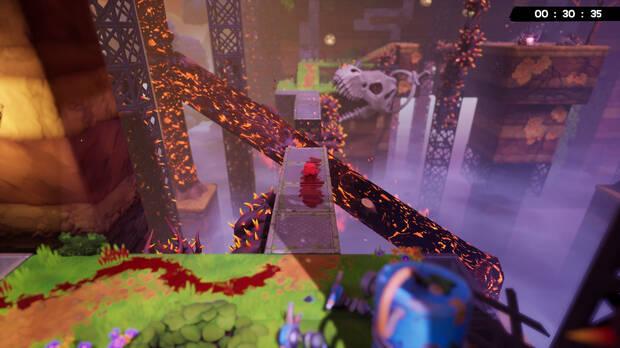 La perspectiva puede jugar malas pasadas con las 3D, y eso es un problema con un plataformas que pide m�xima precisi�n.