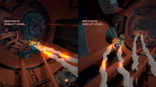 Es cooperativo, pero habr� situaciones en las que picarse con el otro jugador.