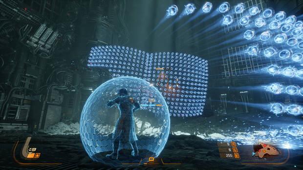 El escudo te salvar� de situaciones muy complicadas y adem�s recarga tu arma especial. Pero cuidado, no es infalible contra todo tipo de proyectiles.