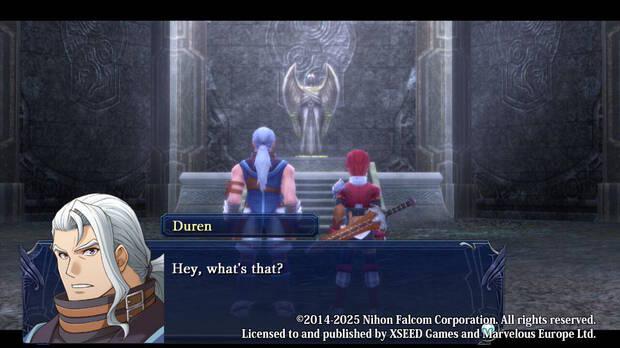 Adol cuenta con la ayuda de un nutrido grupo de compa�eros.
