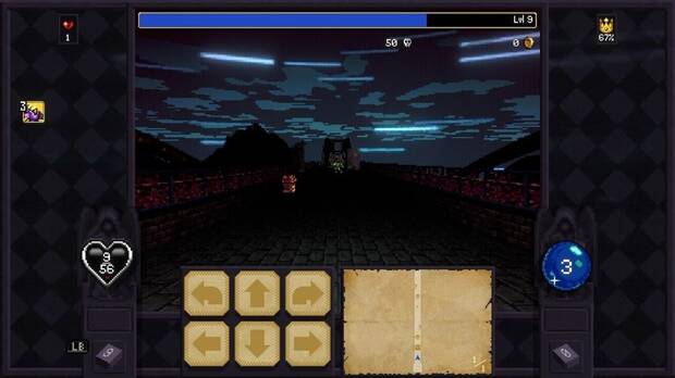 �Vampire Crawlers� tambi�n juega con el dise�o de niveles. Este, por ejemplo, es un puente recto donde tendremos que derrotar hordas de enemigos para avanzar.