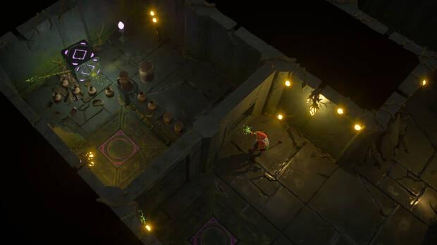 El uso de la flecha nos permite desplazar objetos en distintas direcciones y resolver puzles.