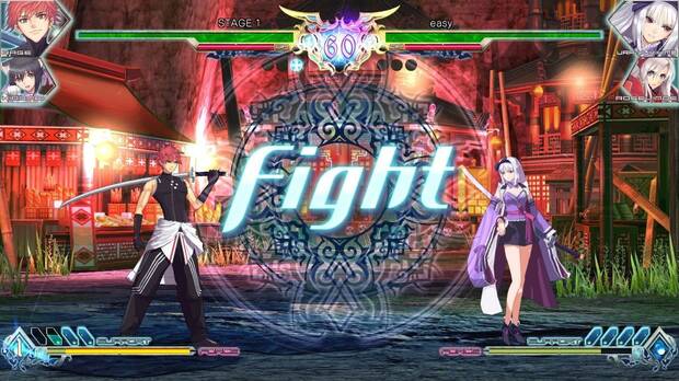 Tanto Rage como Urayukihime son personajes con buena velocidad y distancia de golpeo.