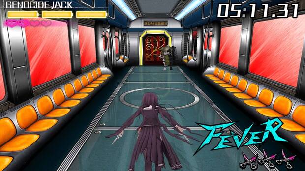 También controlaremos a Toko Fukawa/Genocide Jack, del primer Danganronpa.