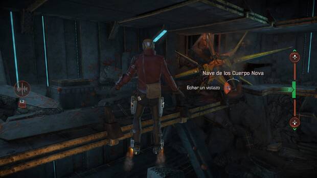 Tendremos la posibilidad de usar los propulsores de Star Lord para explorar diferentes partes de los escenarios.