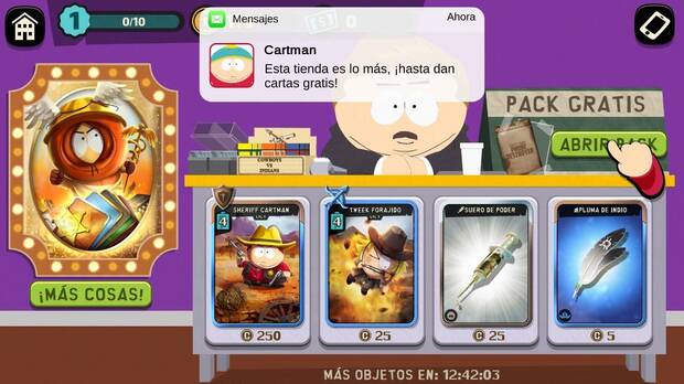 El juego nos ofrecerá la posibilidad de abrir varios paquetes de cartas diarios de forma gratuita.