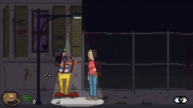 El estilo gráfico y la jugabilidad de 'Infernorama' recuerda al de las grandes aventuras gráficas de los 90.