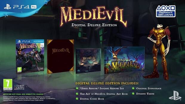 El contenido de la edición Digital Deluxe.