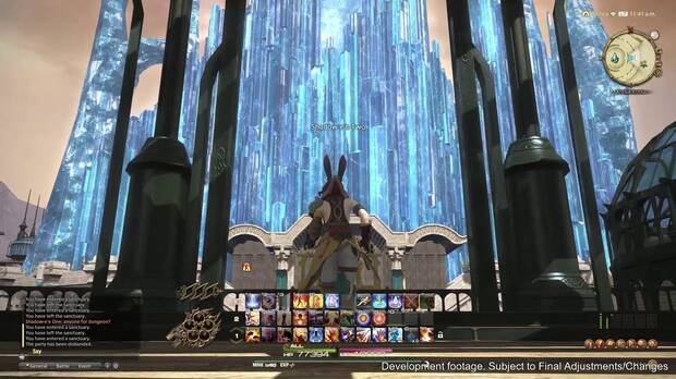 La Crystal Tower preside The Crystarium.