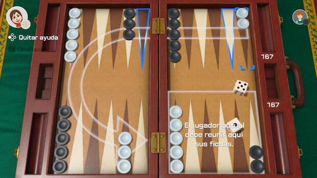 Incluso durante la partida hay ayudas para que el jugador entienda mejor las reglas de cada juego, aunque son opcionales.