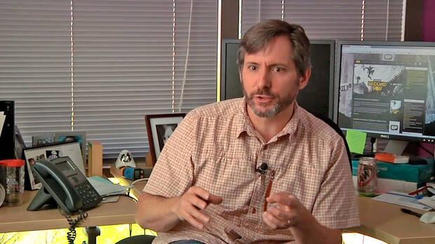 Brian Fleming, uno de los cofundadores de Sucker Punch, durante el desarrollo de Infamous Second Son.