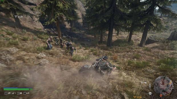 Las hordas, con gran cantidad de enemigos en pantalla, no han tenido un impacto notable en el rendimiento del juego que apenas bajó de 72 a 70 fps a 4K.