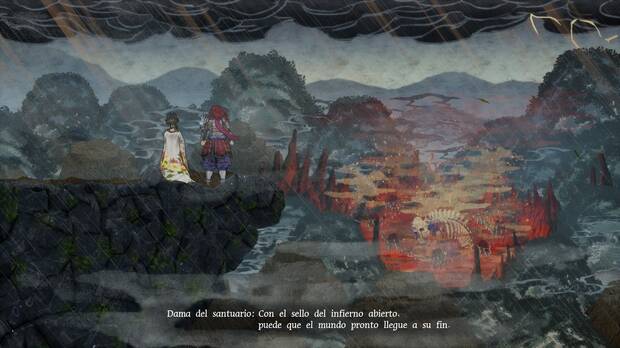 La historia es completamente anecdótica y se trata de una excusa rápida para que nos pongamos a rebanar demonios y criaturas japonesas.