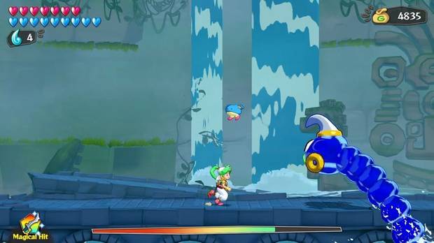 Durante la aventura nos acompaa una mascota adorable que nos brinda su ayuda en ocasiones, como por ejemplo a la hora de saltar.