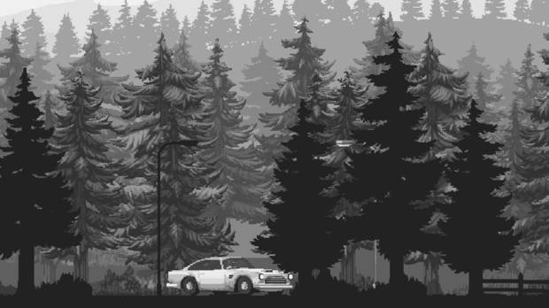 El 'pixel art' de este título funciona en cualquier ámbito, ya sea en una ciudad masificada, en una fábrica precaria o en un precioso bosque.